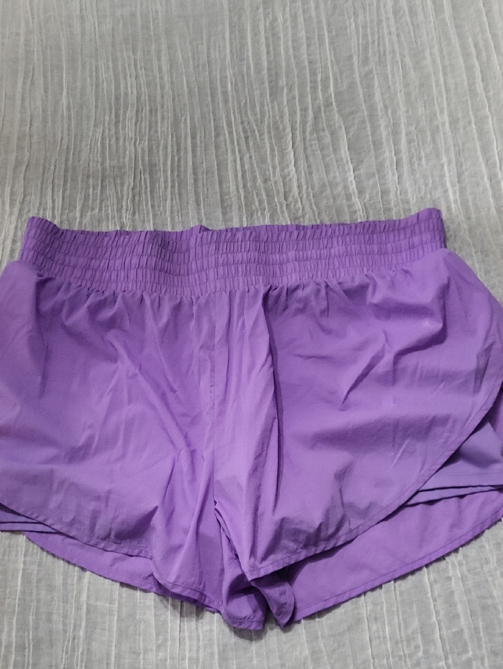all in motion XXL Purple Women's Athletic Shorts with Elastic Waist
